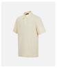 [100% Cotton Embroidered Alphabet] Spring and Summer Solid Color Simple and High End Versatile Men's Short Sleeved Polo Shirt