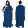 Microfiber Hooded Poncho Towel - Quick-Dry Changing Robe for Swimming, Surfing, and Beach for Men & Women