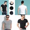 Men's Summer Casual Fashion Solid Color O-neck T-shirt With Short Sleeves