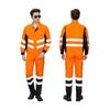 Men's Anti-Static Reflective Workwear Set - Long-Sleeve Suit for Spring/Autumn, Ideal for Road Administration and Sanitation Tasks.