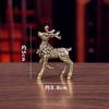 Deer Ornament Deer Statue Miniature Sika Miniature Figurines Solid Brass Tabletop Decoration Deer Sculpture Ornaments