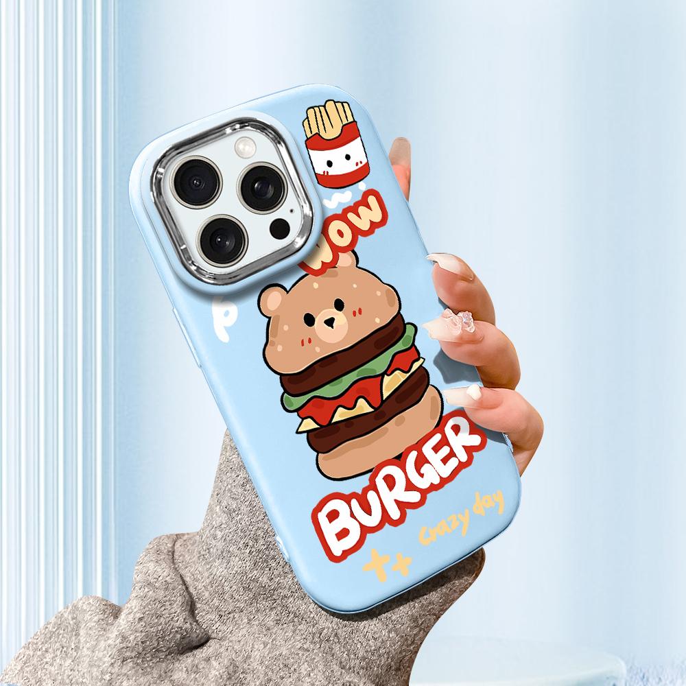 Pro iPhone 15 14 13 11ProMax 14 15 16 Samsung S25 S24 S23 S22 Redmi 10 13 14C Kreslená Černá Kočka Stříbrný Okraj Měkké Tekuté Silikonové Ochranné Pouzdro