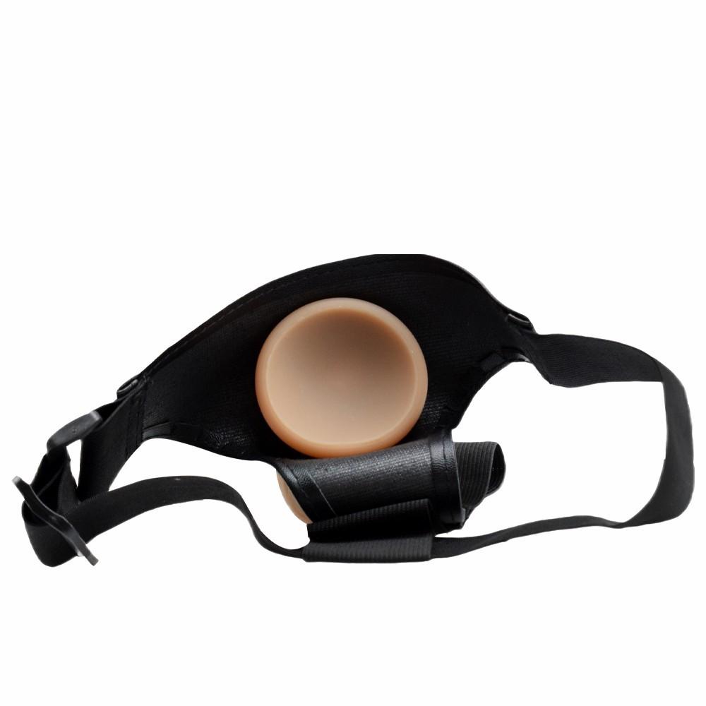 18cm Wearable Dildo Lesbian Adult Sex Toys Femdom Fourth Love Props Strap On Penis Anal Plug Realistic Dick