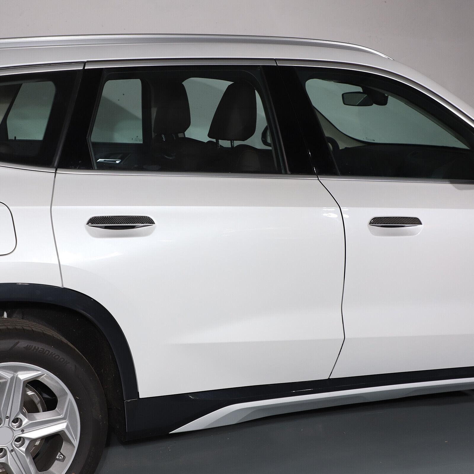 Мягкая накладка-стикер на ручку двери из углеродного волокна для BMW X1 U11 -24