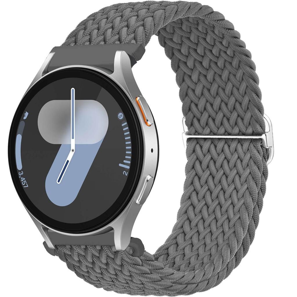 20mm Band For Samsung Galaxy Watch 7 4 6 Classic/5 Pro/3/active 2 Elastic Braided Solo Bracelet Huawei Watch GT 2e 3 Pro 4 Strap