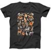 Forest Animals Woodland Wildlife - Bear Fox Deer Wolf Hare T-Shirt, Sweatshirt, Hoodie for Men Women Kids Made In Canada Black