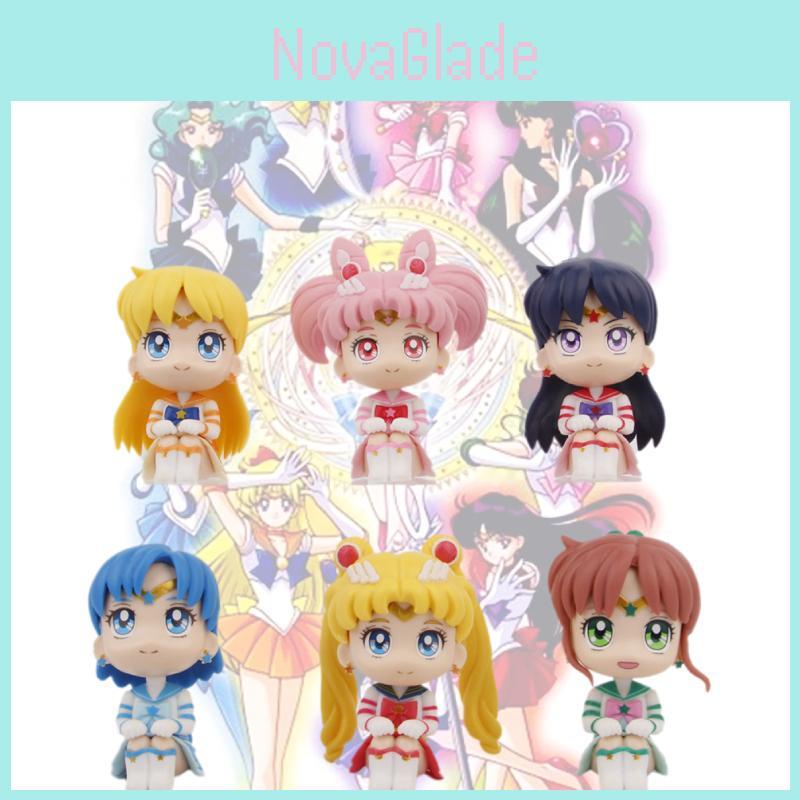 Usagi Tsukino Sitting Pose Pvc Figure Adorable Anime Car Decoration