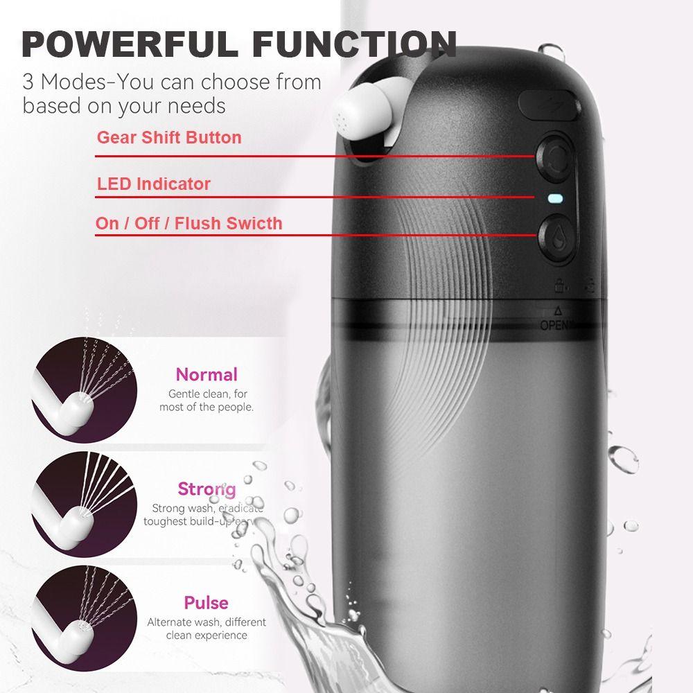 3 Pressure Modes Handheld Bidet Rechargeable Toilet Spray New Hand Sprayer Shower Head  for Travel