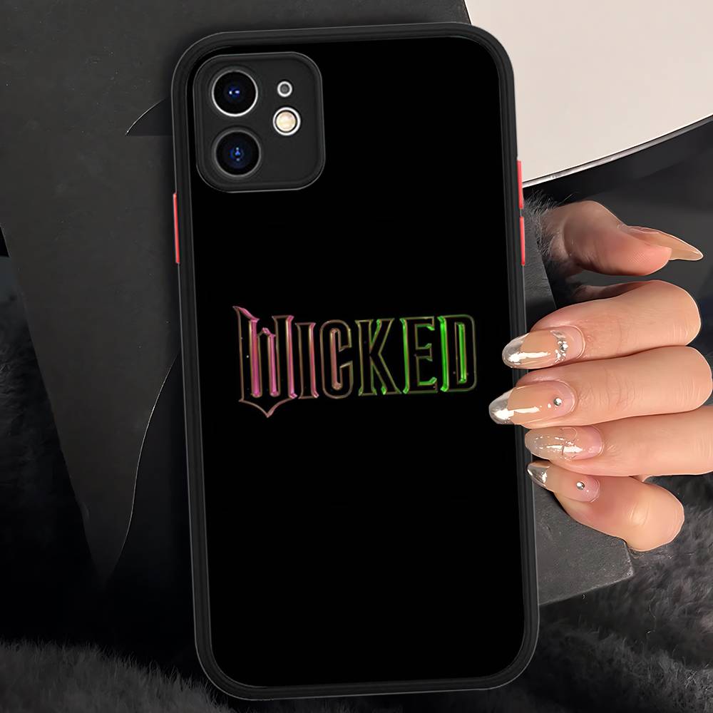 W-Wicked Part One Movie Phone Case For IPhone 16e 16 15 14 13 12 11 Pro Max X XS MAX Plus Spuerstar Matte Cover
