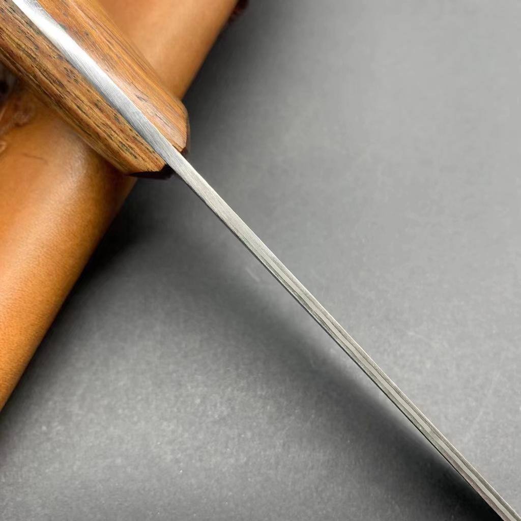 5 Inch Utility Knife With Cover 67 Layer Damascus Steel Blade Wood Handle Sharp Chef Cleaver Paring Kitchen Knives Cooking Tools