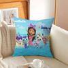 Gabbys Dollhouse Pillowcase toon Gift Cushion Cover Bedroom Home Sofa Chair Seat Decor pillow case