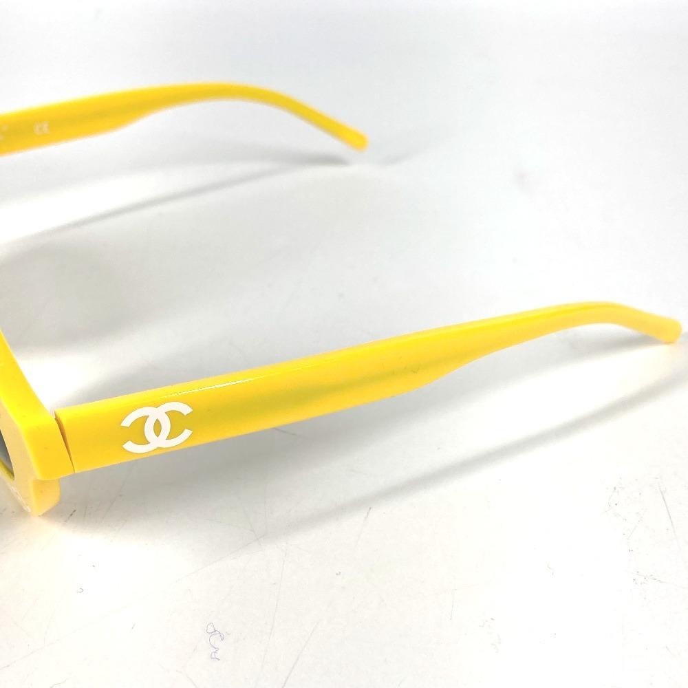 Chanel 71314A Logo Pharrell Williams Eyewear Glasses Sunglasses Plastic Yellow