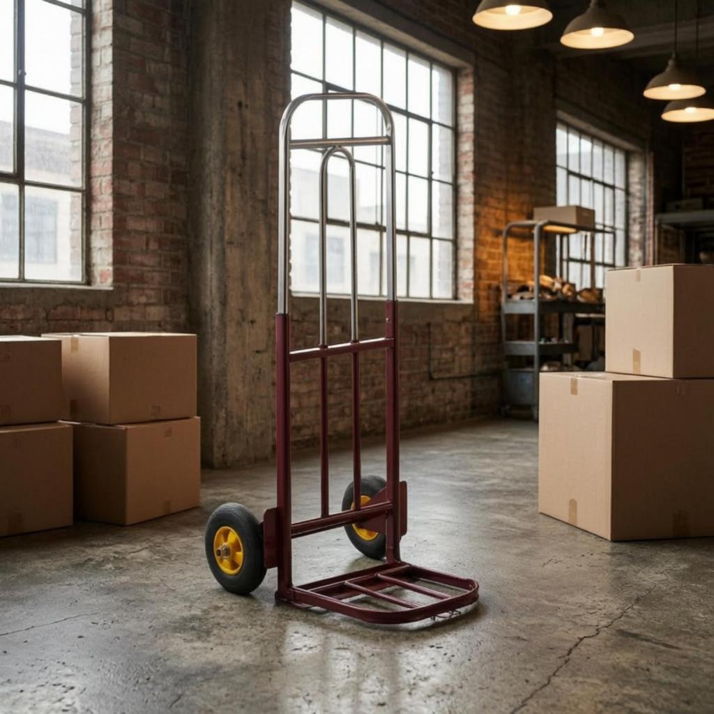 Folding Hand Truck Portable Shopping Cart Foldable for Warehouses