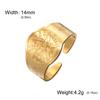 Dawapara Witch Knot and Tetragrammaton Pentagram Ring Double Protection Symbol Adjustable Ring Stainless Steel Wiccan Jewelry