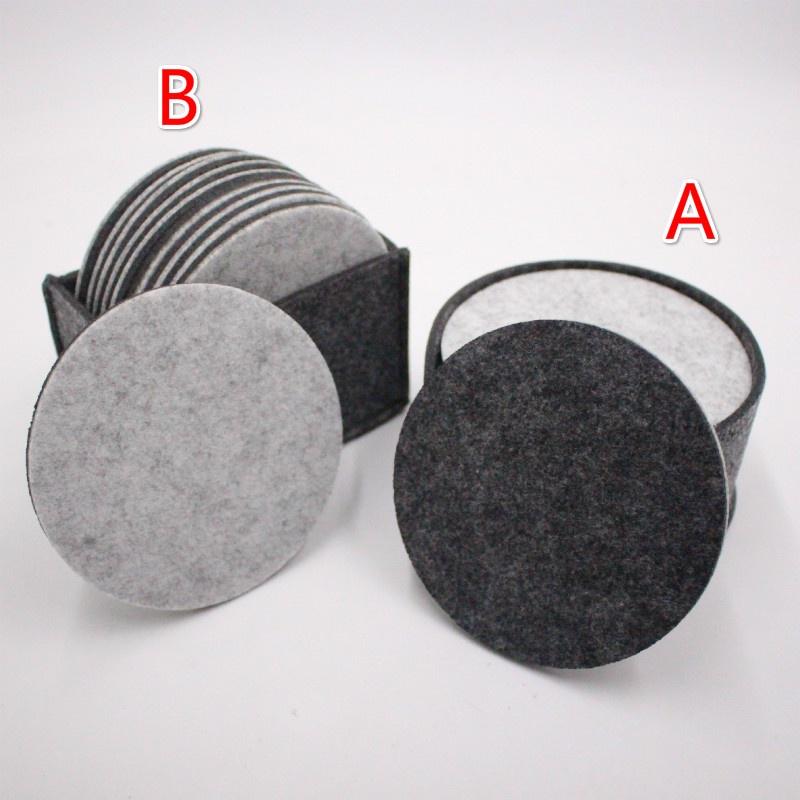 10-teiliges Filz-Schutzpad, Tasse, Anti-Reibungs-Pad, Trennpad, Filz-Set, Pad, Küchenutensilien, nützlich