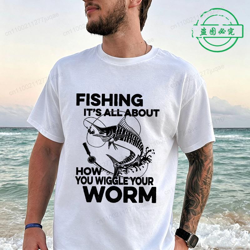 Tshirt For Unisexs Fishing Graphic Y2k Tops Fisherunisex Fshion Casual T Shirts Short Sleeved Tees Summer Oversized Clothing Gifts