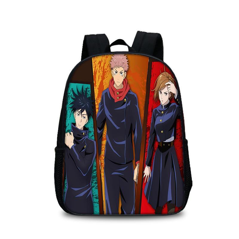 Jujutsu Kaisen Backpack With Polyester Material And Spacious Design For Students And Daily Use
