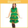 Christmas Tree Cosplay Costume For Women With Polyester And Nylon Material Suitable For Festive Events