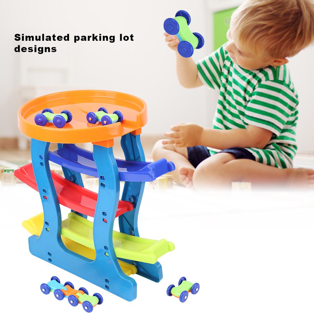 Car Track Toys Assembly Children Kid Toddler Educational Track Car Toy Game