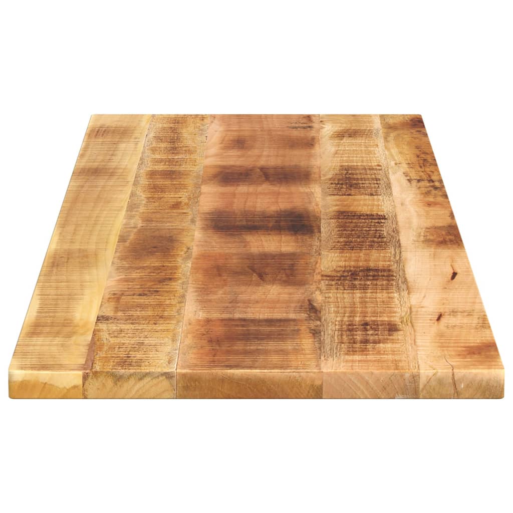 Table Top 140x50x3.8 Cm Rectangular Rough Solid Mango Wood