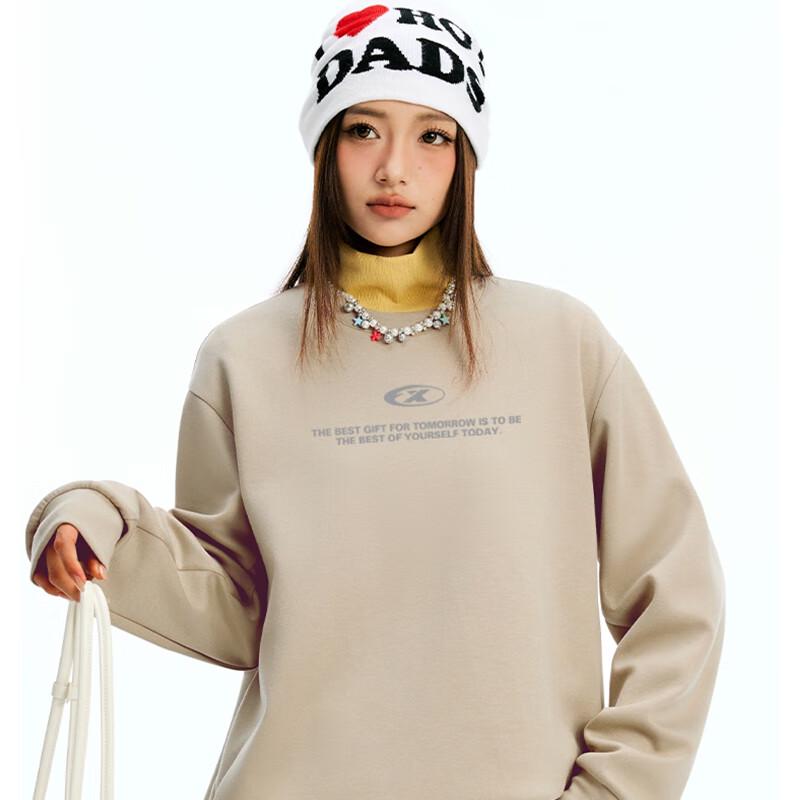 Fingercroxx IT American Style Lockerer Schnitt Langarm-Sweatshirt