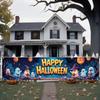 New Halloween Banner Backdrop: Courtyard Party Decoration & Pull Flag Arrangement