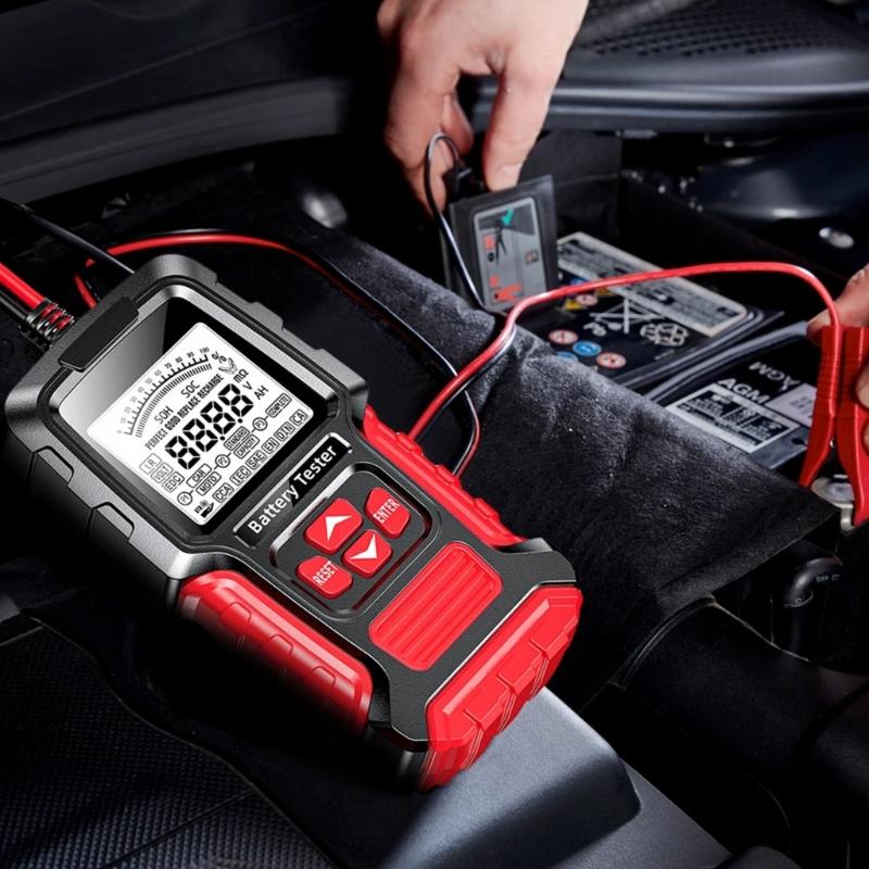 12/24V Universal Vehicle Battery Diagnostic Tool Car Battery Tester Testing Internal Resistance Voltages Analysis