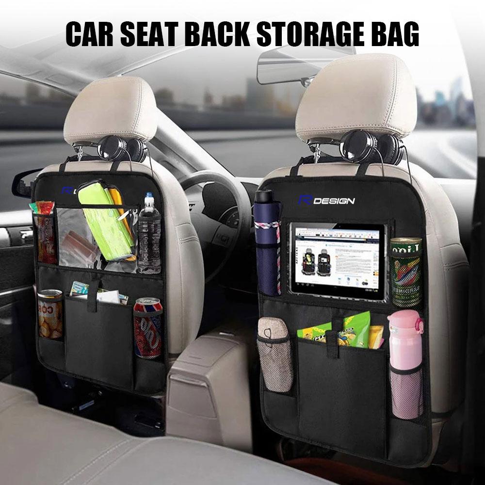 Car Seat Back Organizer Storage Bag Multi Pocket Hanging Pouch Accessories For Volvo XC90 XC60 C30 T6 S60 C70 V40 XC70 V70 V60