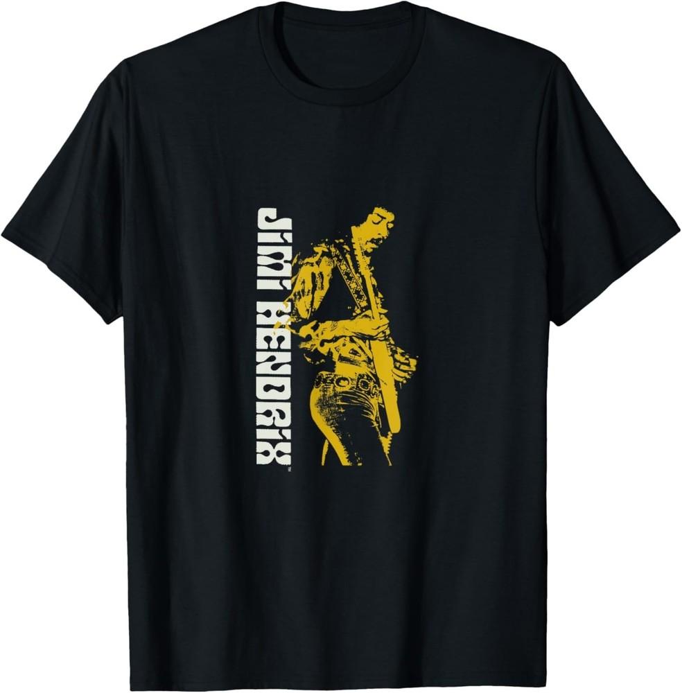Jimi Hendrix Silhouette Guitar T‑Shirt S