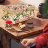 Sewing Sewing Storage Case for Sewing and Small Floral Large Hand Knitting Box, Needles, Thread, Kits, Scissors, Items, Pattern, Capacity, Portable,