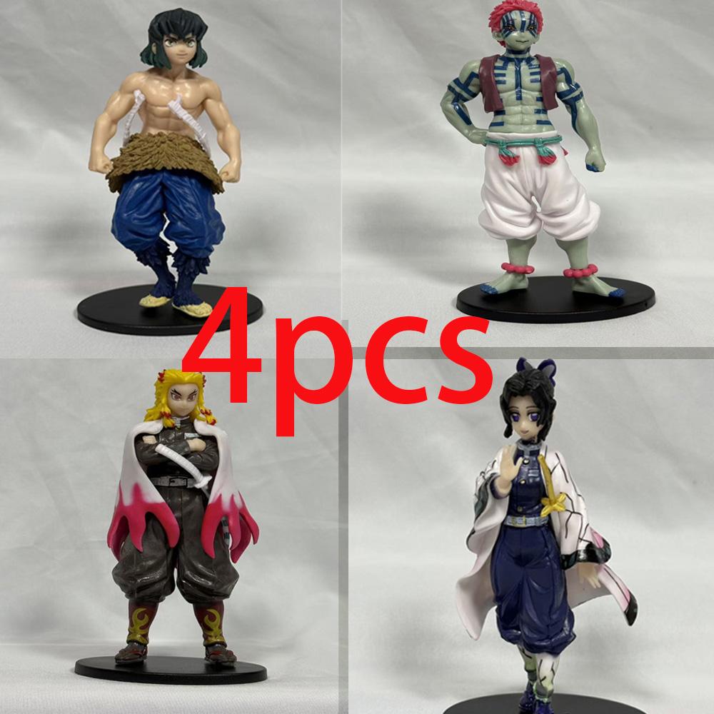 Non-Toxic .Spot Anime Slayer Kimetsu No Yaiba Figure Kamado Tanjirou Action Figure Agatsuma Zenitsu Nezuko Warrior Pvc Model Toys