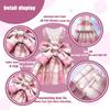 Lattice Harness and Leash Set Cute Puppy Princess Dresses for Small Girl Dogs Cats Dog Dress