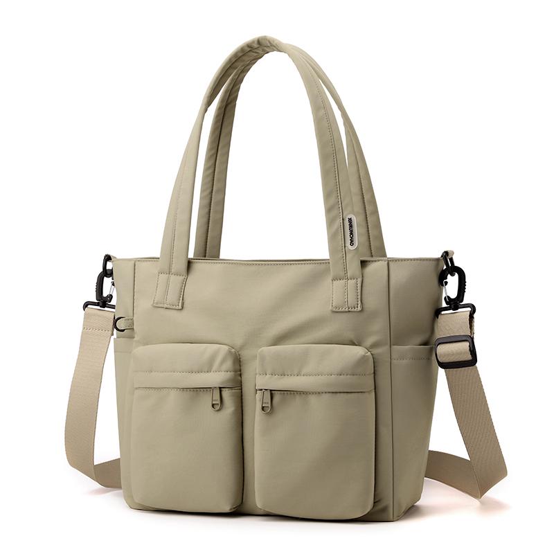 Classic Nylon Shoulder Bag Women Multi Pocket Crossbody Bag Inner Zipper Pocket Ideal for Everyday Use Work Shopping and Meeting Friends