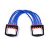 Chest Expander Detachable 5 Fitness Resistance Bands Chest Muscle Strength Training Pull Rope Blue