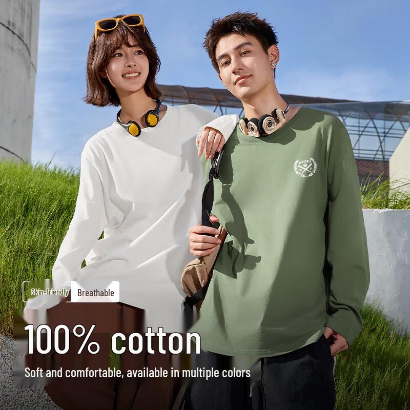 Baleno Men's Pure Cotton Loose Fit Long Sleeve T-Shirt