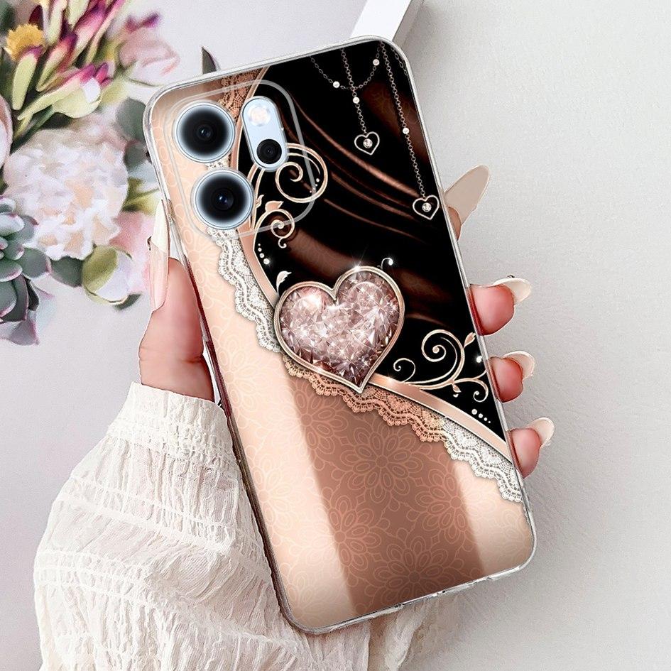 For Cover OPPO Reno 14F 2025 Case Reno14F Popular Bamboo Bowknot Soft Silicone Clear TPU Bumper For OPPO Reno14 F CPH2743 Shells