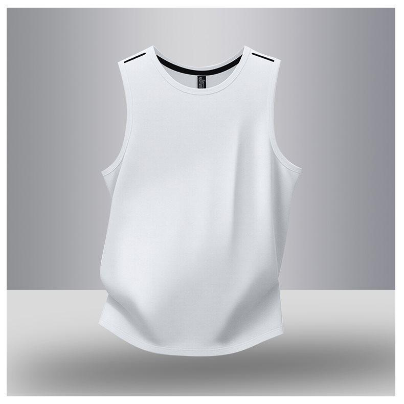 Ice Silk Quick-Dry Men's Trendy Sports Round Neck Tee - Summer 2026 Collection