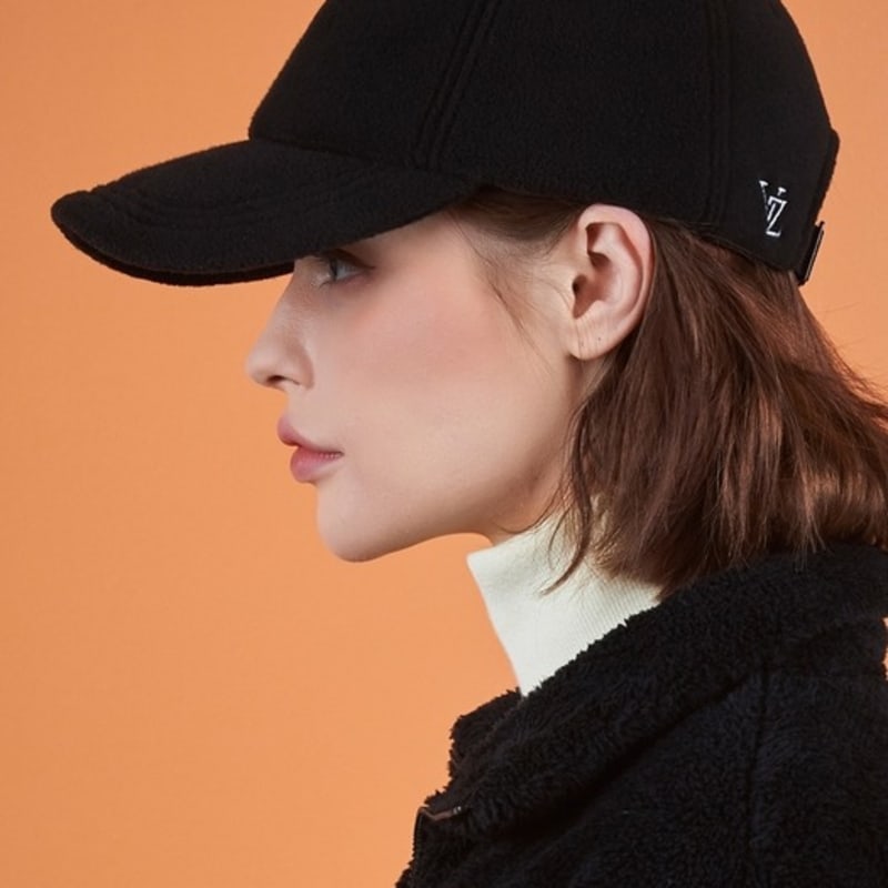 VARZAR Soft Overfit Fleece Ball Cap Black