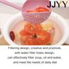 2 In 1 Long Handle Soup Spoon Strainer Home Cooking Colander Kitchen Ladle Dual Use Tableware