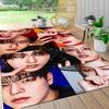 Kpop Star Portraits Carpet Rug Soft Washable Anti Slip Home Living Room Sofa Mats Personalized Christmas Rug