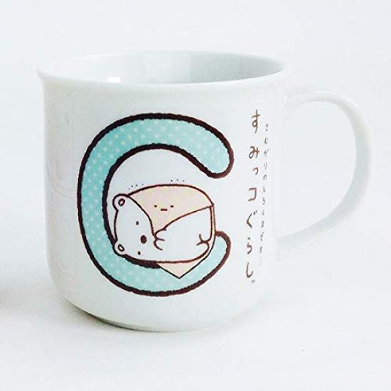 Marimocraft Sumikko Gurashi Initial Mug Made in Tableware C, Japan, (MCOR)