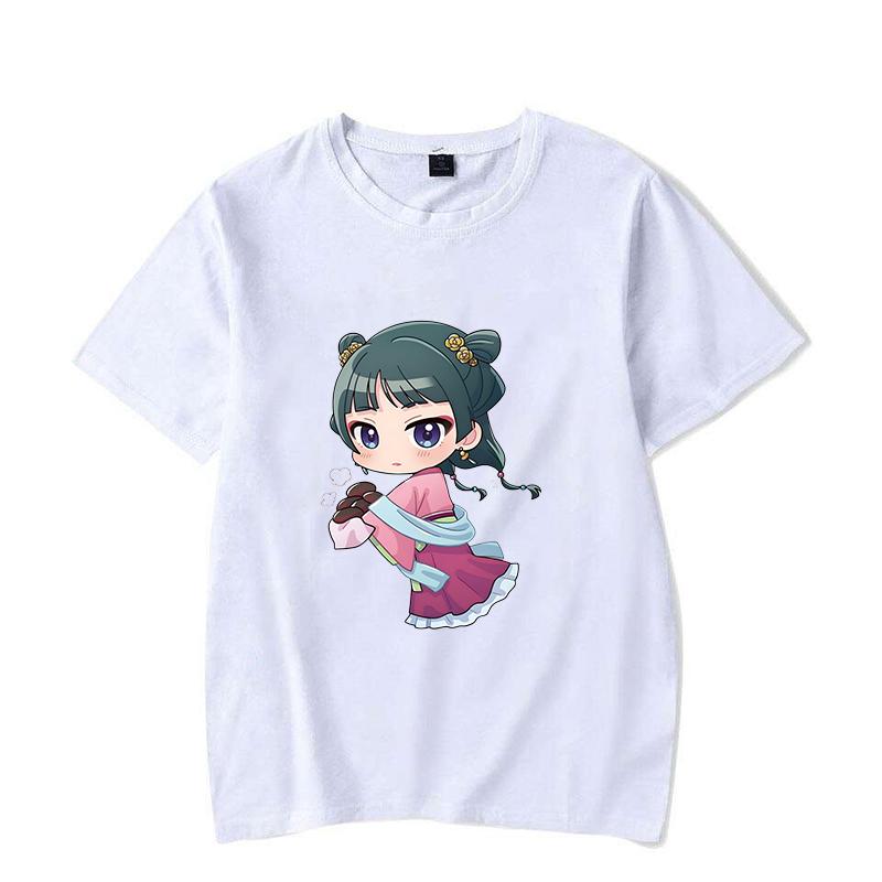 New Hot The Apothecary Diaries Maomao Print T-shirts Women Men Summer Casual T-shirts Fashion O Neck Short-sleeved T-shirts