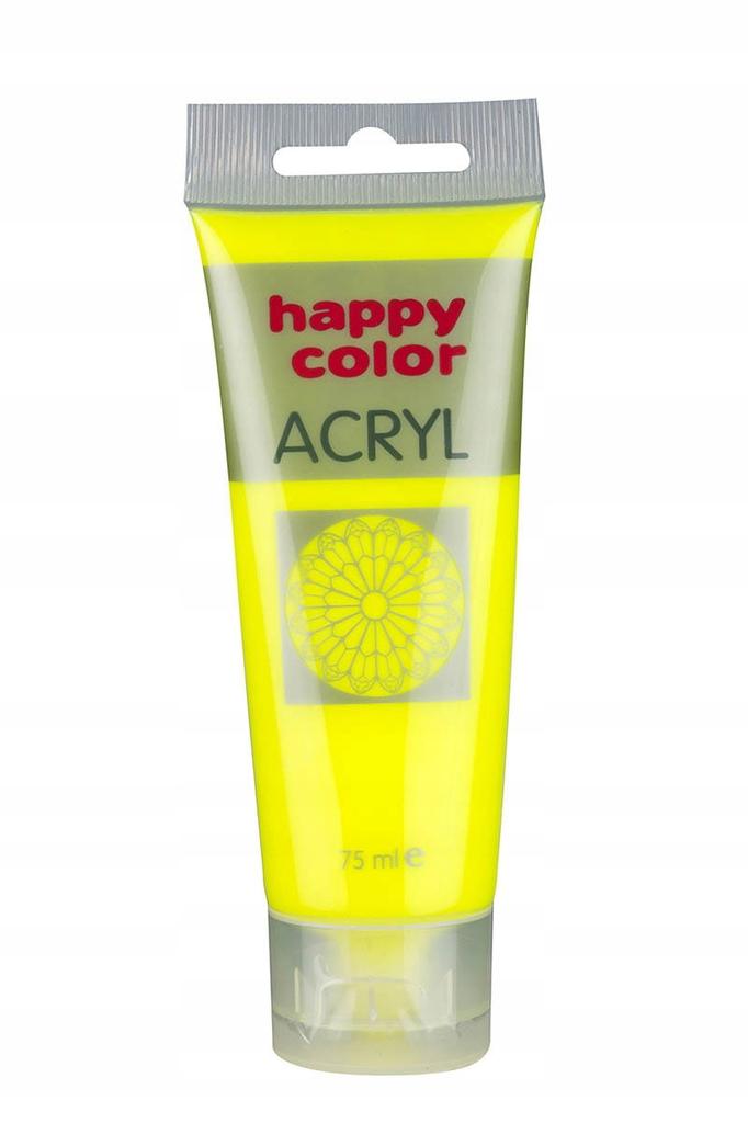 Acrylic Paint 75 ML Yellow Fluo(101) 9648