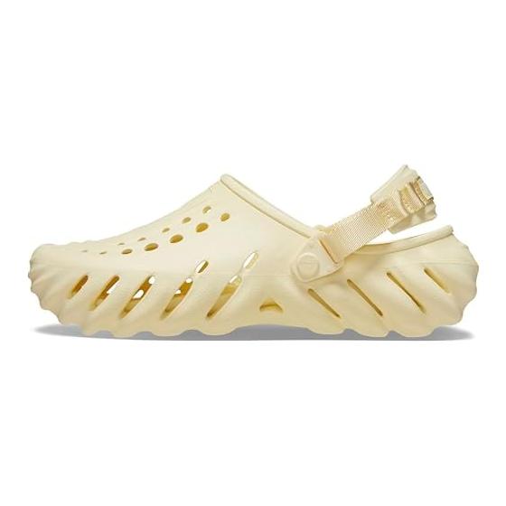 Crocs Unisex Echo Clogs, Buttercream, Numeric_10 US Men