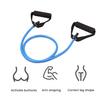 Fitness Resistance Band with Anti-slip Handle Portable Men Women Arm Shoulder Stretch Strength Training Leg Toning Exercise Elastic Strap Tension Rope