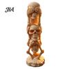 Skull Figurine Decor Triple Stacked Skulls Figurine, Spooky See Hear Speak No Evil Skeleton Head Three Wise Skeletons Statue Statue, 3D Printed Gothic