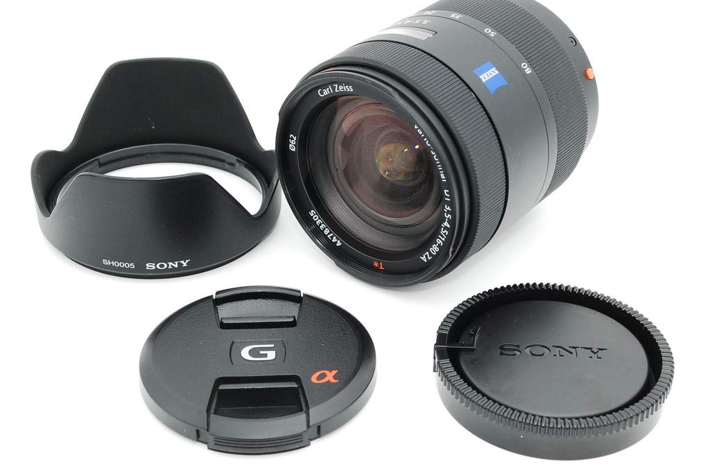 SONY standard zoom lens DT ZA compatible Vario-Sonnar T 16-80mm F3.5-4.5 APS-C