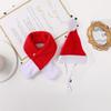 1-20PCS Christmas Pet Accessories Dog Christmas Scarf Hat Cat Hat Holiday Dog Costume Xmas Apparel for Pets