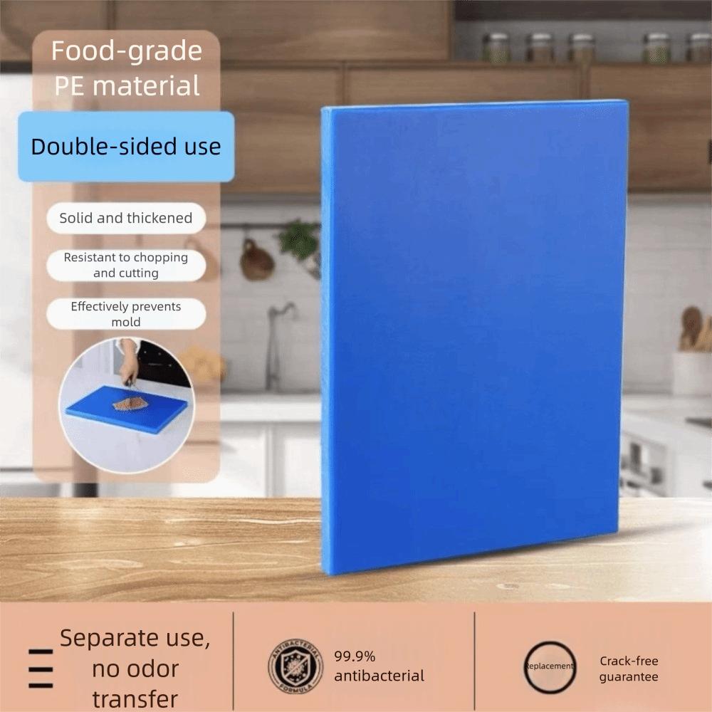HDPE Plastic Cutting Board Antibacterial 36*28*1.3cm Vegetable Cutting Board Double Sided Cooking Tools Chopping Board Household
