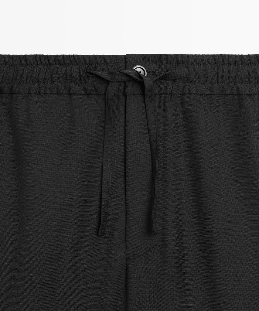 Masimodutti Relaxed Fit Wool Pants